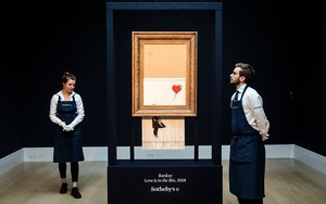 Vụ tranh Banksy tự hủy đã không diễn ra như mong muốn của nghệ sĩ