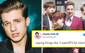 Charlie Puth tức tối vì bị nói dùng BTS gây chú ý, ARMY 'chia rẽ'