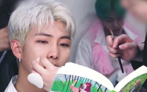 RM gửi thư tay tới Thư viện Quốc gia, nội dung chuẩn đẳng cấp trưởng nhóm BTS