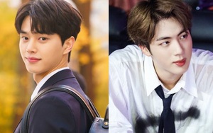 Nam thần Song Kang ‘rớt hàm’ vì độ đẹp trai của Jin BTS ngoài đời