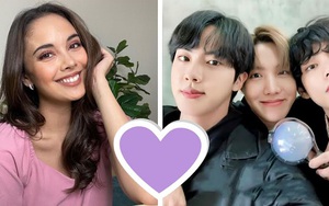 Hoa hậu thế giới mê mẩn BTS, nhất là Jin và RM
