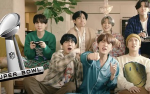 Muốn diễn mà không được mời, BTS đành xuất hiện chớp nhoáng trên Super Bowl