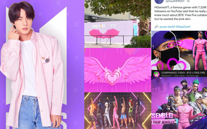 Game thủ Việt phát cuồng Công chúa hồng cơ bắp của Jin BTS trong Free Fire