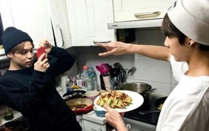 Jungkook và Jimin BTS rủ nhau làm kimbap, nhìn biểu cảm ăn mà…