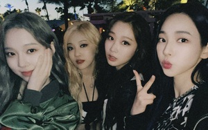 aespa giao lưu thân ái với Paris Hilton ở Mỹ