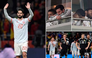 Messi ngao ngán bỏ về sớm khi Argentina thảm bại trước Tây Ban Nha