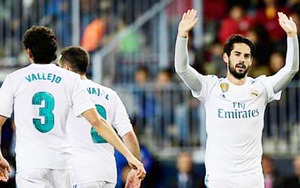 Video clip highlights bàn thắng Malaga 1-2 Real Madrid: Isco rực sáng khi trở lại La Rosaleda