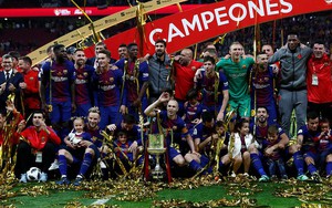 Sevilla 0-5 Barcelona: Bộ tứ Messi, Suarez, Coutinho, Iniesta rực sáng, Barca đoạt cúp Nhà vua