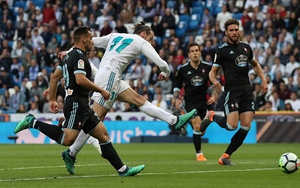 Video clip highlights bàn thắng Real Madrid 6-0 Celta Vigo: Không Ronaldo, Bale lại tỏa sáng, Real ‘đánh tennis’