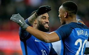 NÓNG: Martial và Lacazette bị loại khỏi tuyển Pháp, lỡ hẹn với World Cup 2018