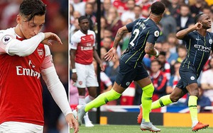 ĐIỂM NHẤN Arsenal 0-2 Man City: Oezil mất hút, Sterling rất đáng sợ. Pep sẽ phá lời nguyền