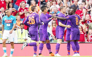 Video clip highlights Liverpool 5-0 Napoli: Salah trở lại, The Kop thắng hủy diệt