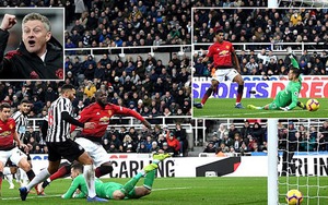 Video Newcastle 0-2 M.U: Rashford tỏa sáng, MU thắng tiếp, Solskjaer đi vào lịch sử