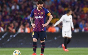 Barcelona 1-2 Valencia: Messi nổ súng, Barca vẫn mất cúp trong đau đớn