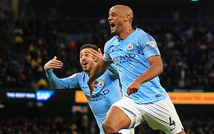 ĐIỂM NHẤN Man City 1-0 Leicester: Kompany sắm vai người hùng, Man xanh cận kề chức vô địch