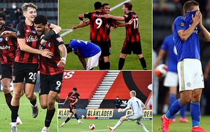 Bournemouth 4-1 Leicester: Thua sốc, Leicester sắp bị MU đá khỏi Top 4