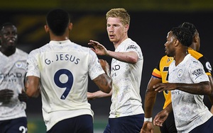 Wolves 1-3 Man City: De Bruyne tỏa sáng, Man City khởi đầu suôn sẻ