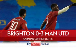 Video clip bàn thắng Brighton vs MU