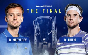 Video clip highlights Medvedev vs Thiem. Kết quả chung kết ATP Finals 2020