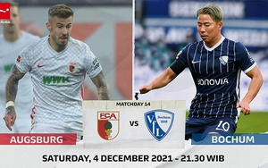 Soi kèo nhà cái Augsburg vs Bochum. Nhận định, dự đoán bóng đá Đức (21h30, 4/12)
