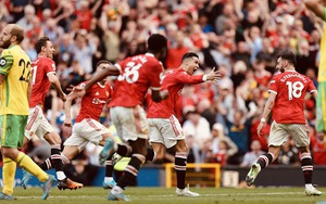 MU 3-2 Norwich: Ronaldo lập hat-trick, gánh cả Quỷ đỏ vào Top 5