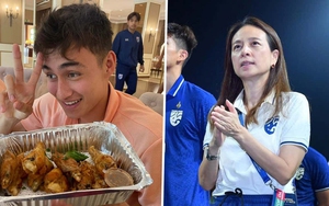 Lo cầu thủ ngộ độc, trưởng đoàn Madam Pang tiếp tế đồ ăn cho U23 Thái Lan và ĐT Thái Lan