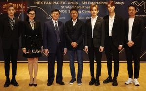 'Ông chủ' của SNSD, Super Junior, EXO... hợp tác cùng gia đình chồng Hà Tăng