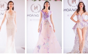 Mỹ Linh, Thanh Tú đọ catwalk với Hoa hậu Hoàn vũ 2017 ở Cannes