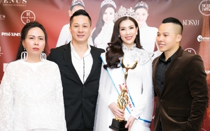 Phí Thùy Linh vượt mặt vợ cũ Phan Thanh Bình để trở thành Mrs Áo dài 2018