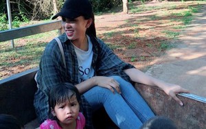 VIDEO: Hoa hậu Trần Tiểu Vy ngồi công nông bắt đầu dự án nhân ái