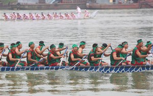 Giỗ tổ Hùng Vương – Lễ hội Đền Hùng 2019: Lễ hội bơi chải truyền thống trên sông Lô