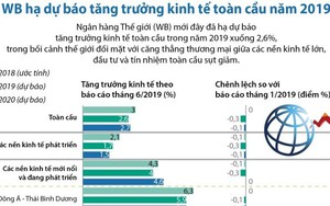 WB hạ dự báo tăng trưởng kinh tế toàn cầu năm 2019