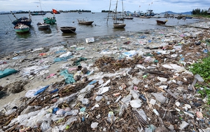 Ảnh rác thải vào triển lãm và thông điệp 'Hãy cứu biển - S.O.S'