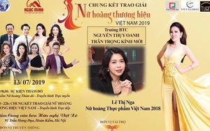 'Tôn vinh Nữ hoàng thương hiệu Việt Nam 2019' không thuộc thẩm quyền quản lý của ngành văn hóa