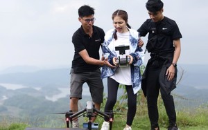 'Đại chiến săn ảnh': Võ Hoàng Yến, Hòa Minzy dở khóc dở cười học lái flycam