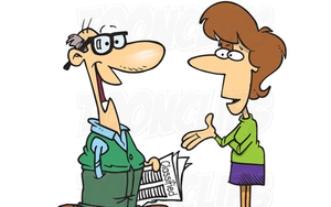 Truyện cười: Vợ vui vì chồng gặp gái xinh