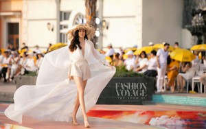 Hoa hậu Đỗ Mỹ Linh, Lương Thùy Linh, Đỗ Hà catwalk 'bên ánh mặt trời'