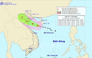 Bão số 2 vào Vịnh Bắc Bộ, gió giật cấp 10, mưa to từ Thanh Hoá đến Huế