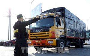 Xử lý nghiêm xe ô tô tải dán mã QR Code 'luồng xanh' giả