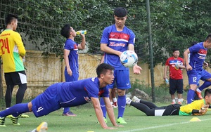 U22 Việt Nam mướt mồ hôi sau 10 bài tập của chuyên gia Forkel