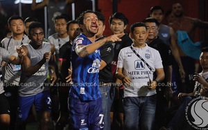 SỐC: Cầu thủ Brazil đánh nhau đến đổ máu tại Thai League