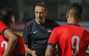 HLV U22 Singapore bất lực vì biết lịch họp báo sớm... 30 phút