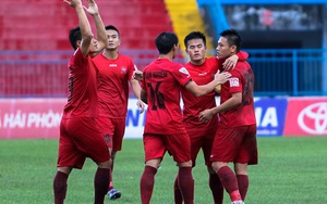 Người đóng thế Văn Lâm chơi tốt, Hải Phòng có chiến thắng đầu tiên trong tháng 9