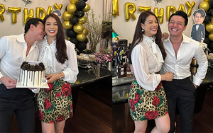 Trương Ngọc Ánh và bạn trai kém 14 tuổi sánh đôi trong tiệc sinh nhật, cử chỉ ngọt ngào gây chú ý