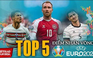 5 điểm nhấn đáng chú ý nhất của lượt đấu đầu tiên Euro 2020