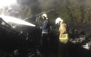 Rơi máy bay quân sự tại Ukraine làm 22 học viên trường sĩ quan không quân thiệt mạng