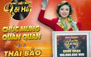 Ca sĩ Thái Bảo đoạt giải quán quân ‘Hãy nghe tôi hát 2021’