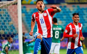 Paraguay 3-1 Bolivia: Angel Romero lập cú đúp, Paraguay tràn trề hi vọng đi tiếp