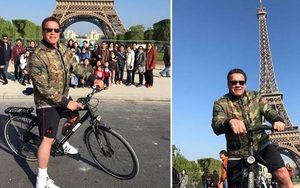 'Kẻ hủy diệt' Arnold Schwarzenegger hài hước 'náo loạn' ở Paris