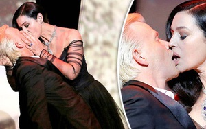 'Bond Girl' Monica Bellucci gây sốc với màn 'cưỡng hôn' ở Cannes